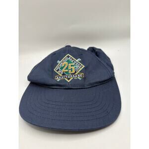 Vintage 90s Milwaukee Brewers MLB Baseball Cap Snapback Embroidered Navy OSFA